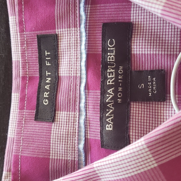 Banana Republic Non Iron Grant Fit Dress Shirt - Picture 2 of 2